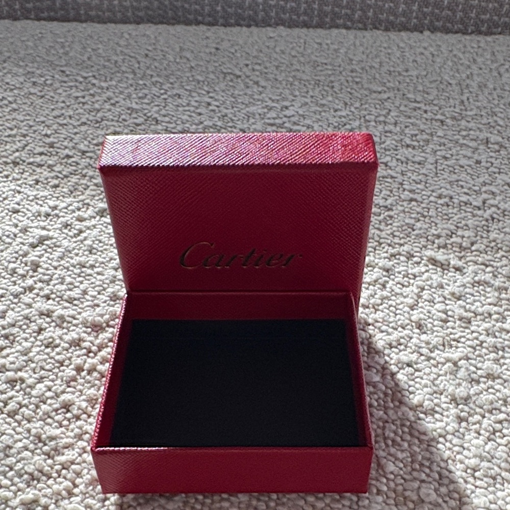 Cartier Red and Black Jewelry Box